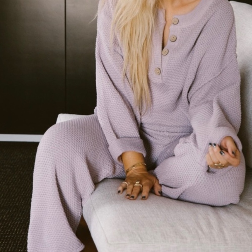 Free people Hailee sweater set